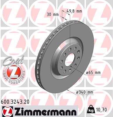 Brake Disc (Front axle)  Art. 600324320