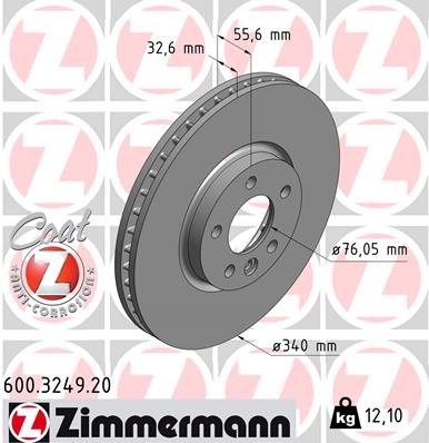 Brake Disc (Front axle)  Art. 600324920