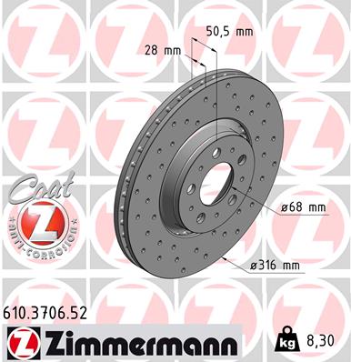 Brake Disc (Front axle)  Art. 610370652