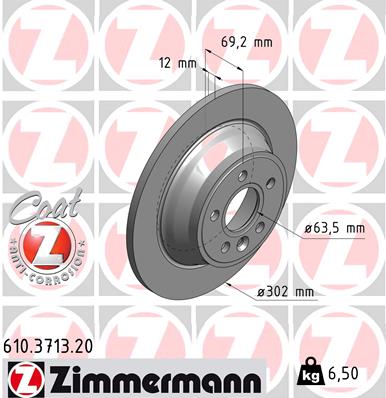 Brake Disc (Rear axle)  Art. 610371320