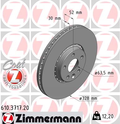 Brake Disc (Front axle)  Art. 610371720