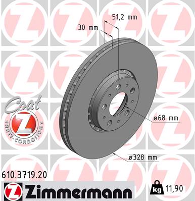 Brake Disc (Front axle)  Art. 610371920