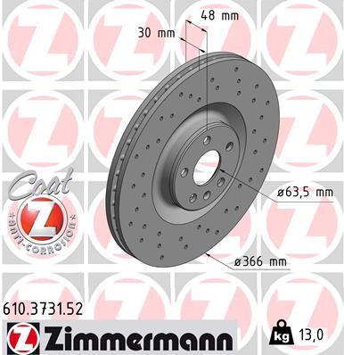 Brake Disc (Front axle)  Art. 610373152