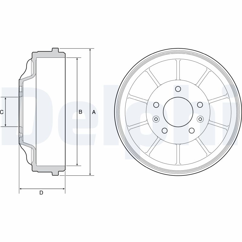 Brake Drum (Rear axle)  Art. BF562