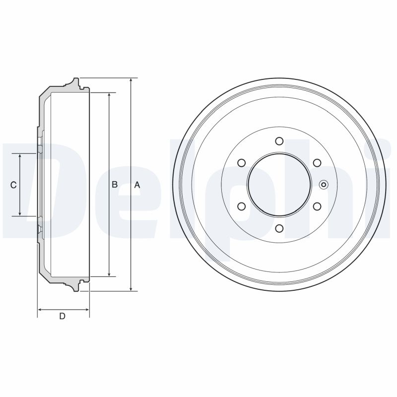 Brake Drum (Rear axle)  Art. BF569