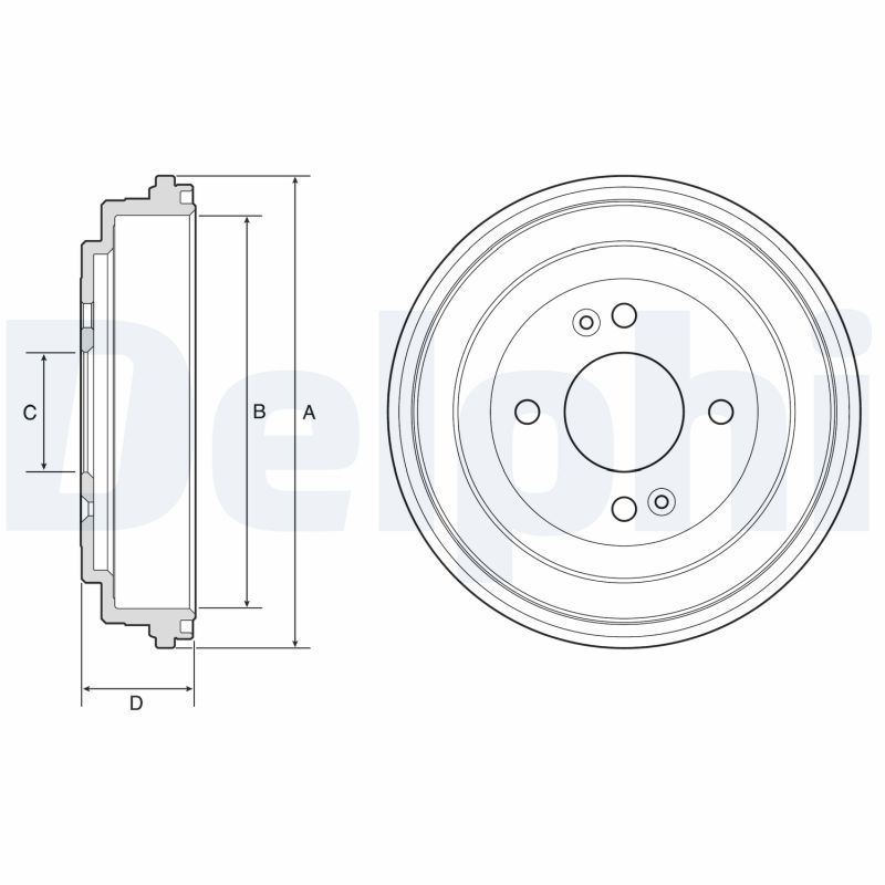 Brake Drum (Rear axle)  Art. BF580