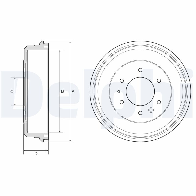 Brake Drum (Rear axle)  Art. BF581