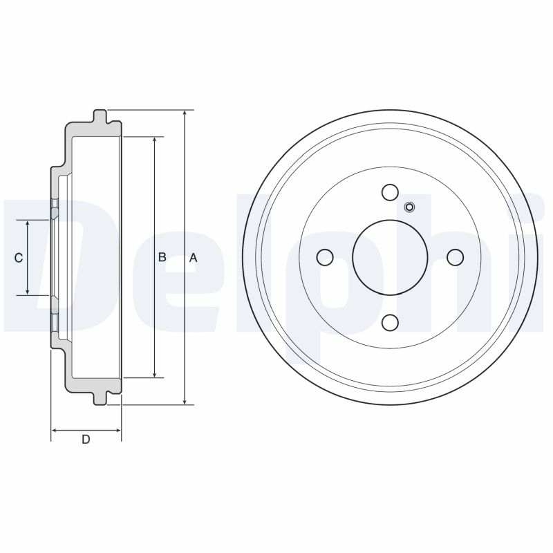 Brake Drum (Rear axle)  Art. BF591