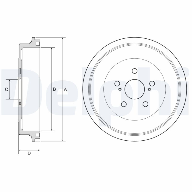 Brake Drum (Rear axle)  Art. BF610