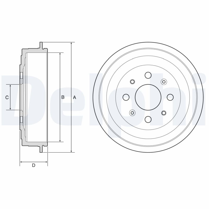 Brake Drum (Rear axle)  Art. BF619