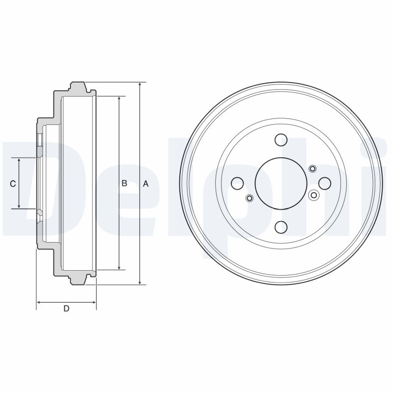 Brake Drum (Rear axle)  Art. BF625