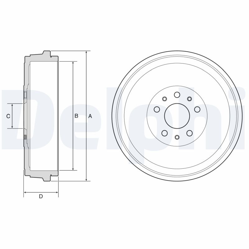 Brake Drum (Rear axle)  Art. BF629