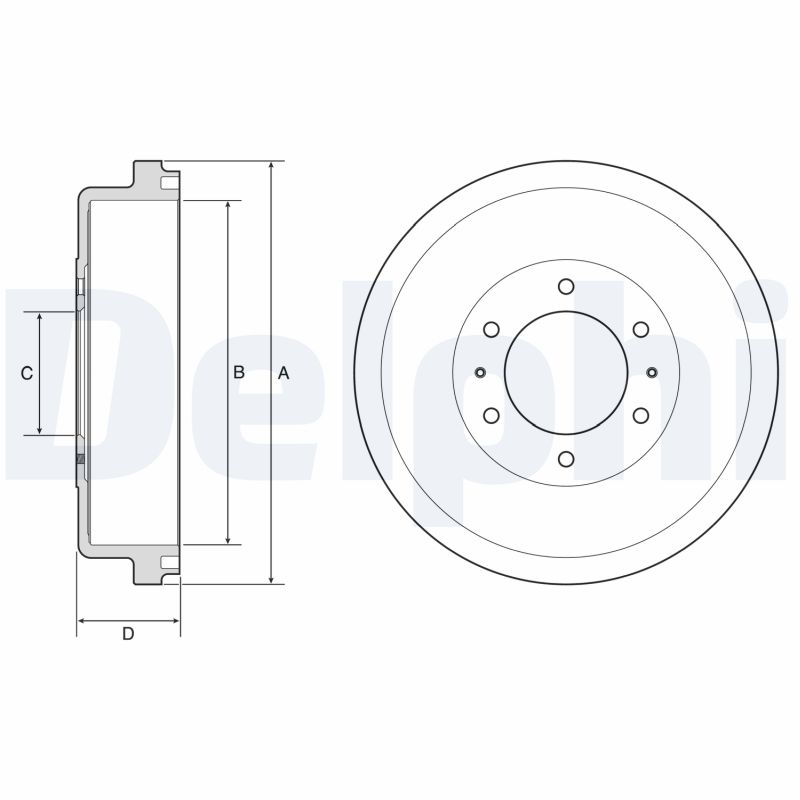 Brake Drum (Rear axle)  Art. BF635