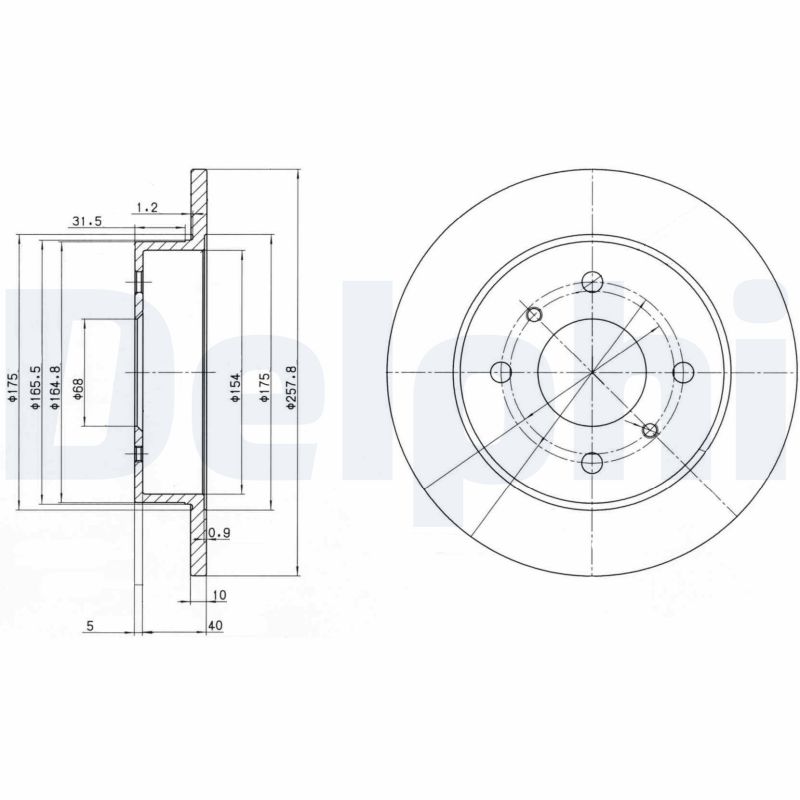 Brake Disc (Rear axle)  Art. BG2633