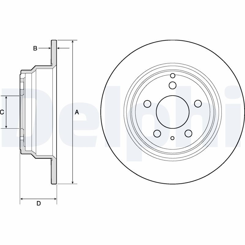 Brake Disc (Front axle, Rear axle)  Art. BG2842