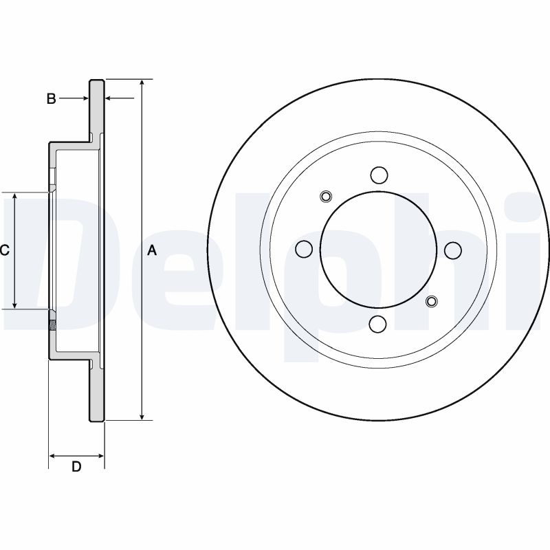 Brake Disc (Rear axle)  Art. BG3203