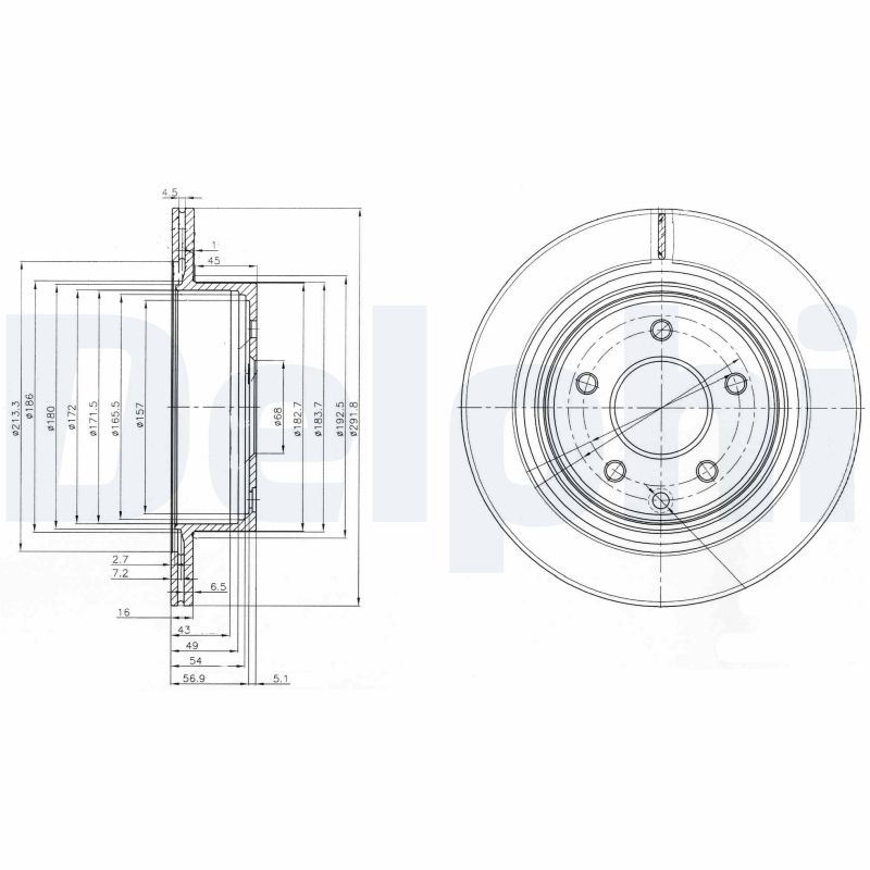 Brake Disc (Rear axle)  Art. BG3765C