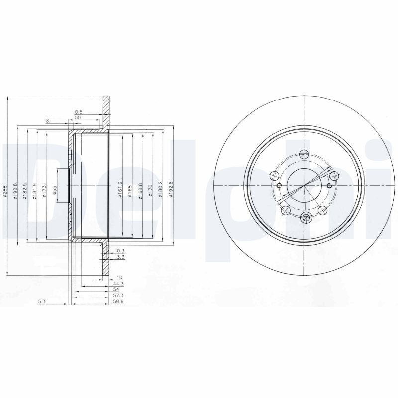 Brake Disc (Rear axle)  Art. BG3777