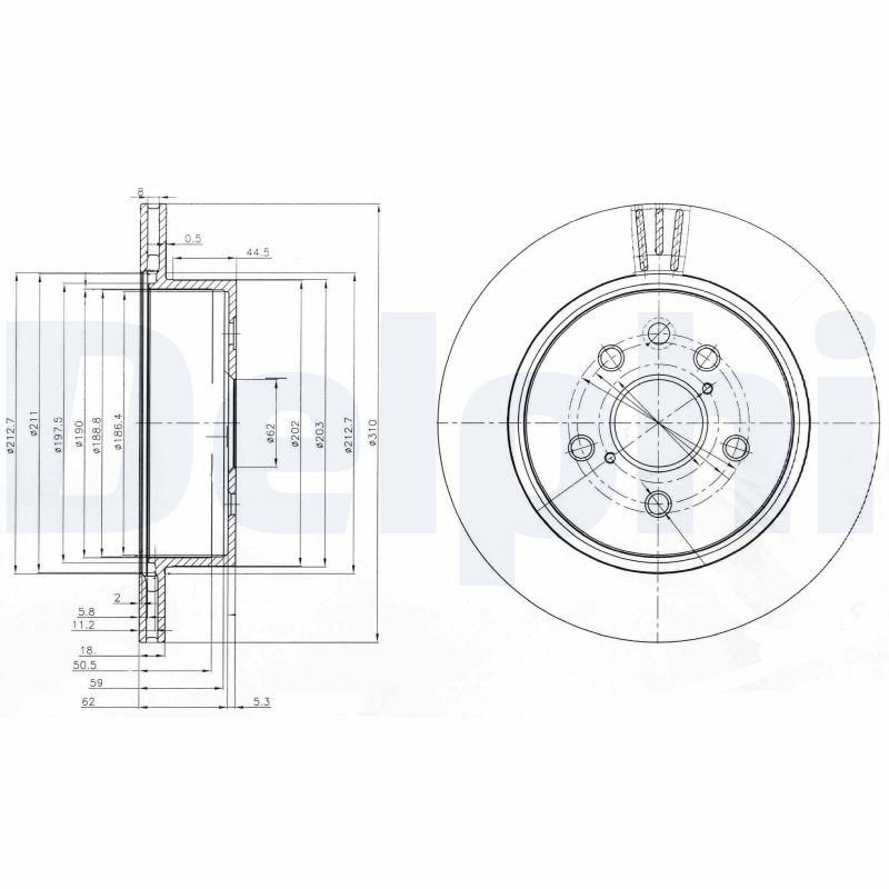 Brake Disc (Rear axle)  Art. BG4024