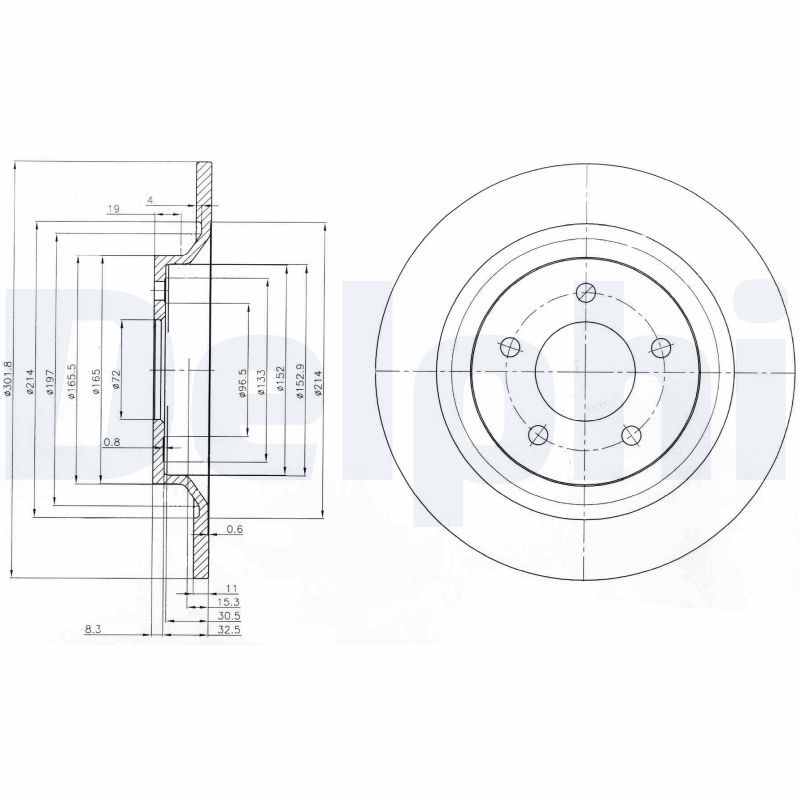 Brake Disc (Rear axle)  Art. BG4026