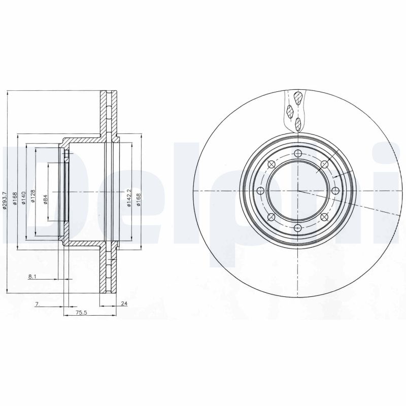 Brake Disc (Rear axle)  Art. BG4102