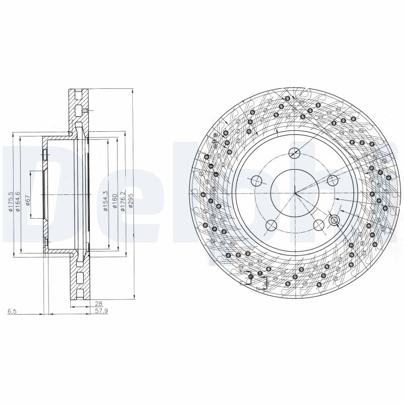 Brake Disc (Front axle)  Art. BG4142C