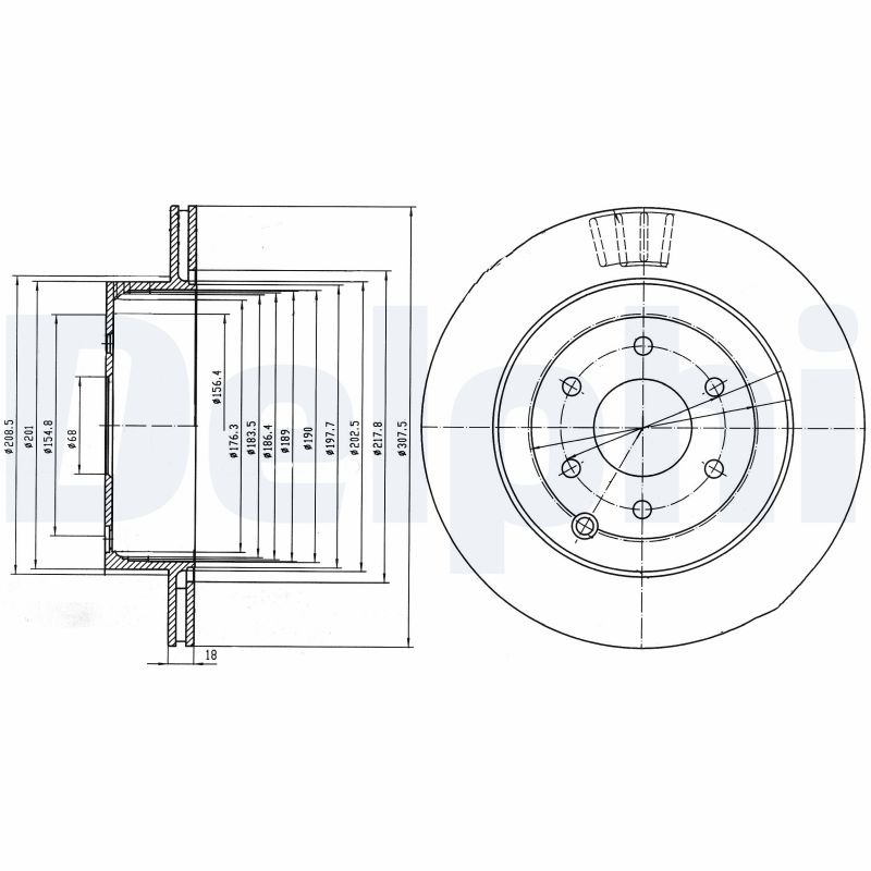 Brake Disc (Rear axle)  Art. BG4174