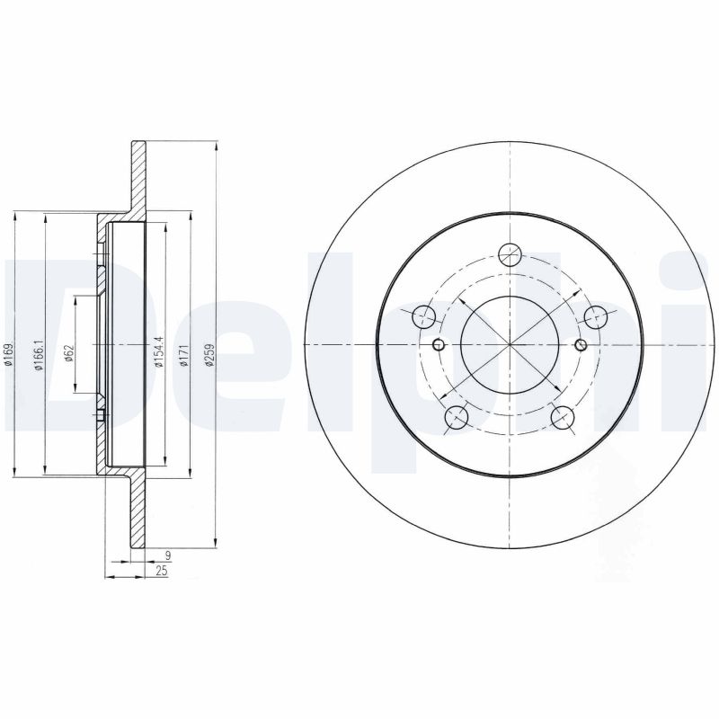 Brake Disc (Rear axle)  Art. BG4233