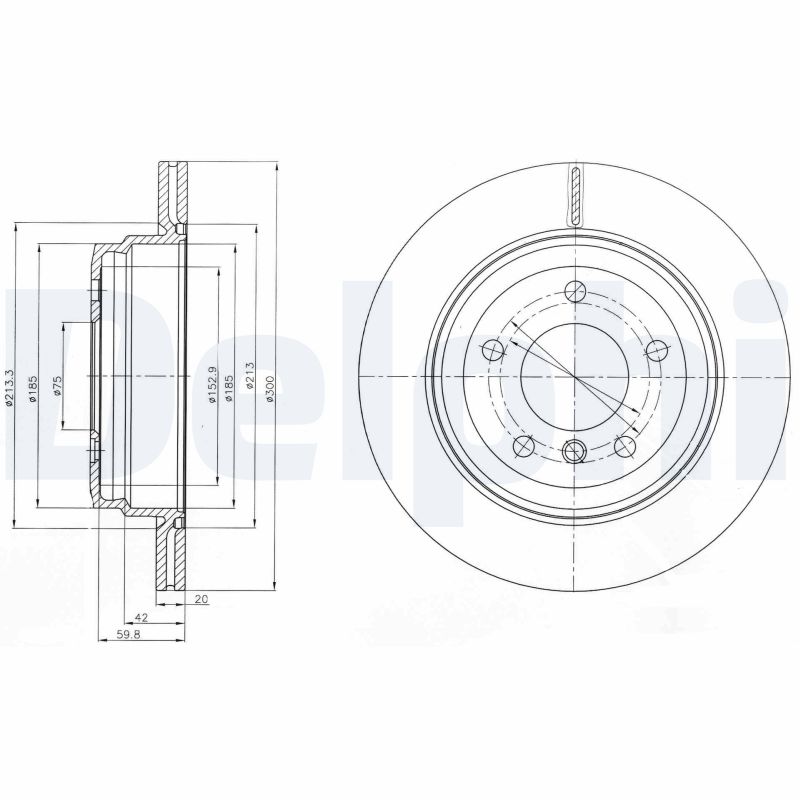 Brake Disc (Rear axle)  Art. BG4243C