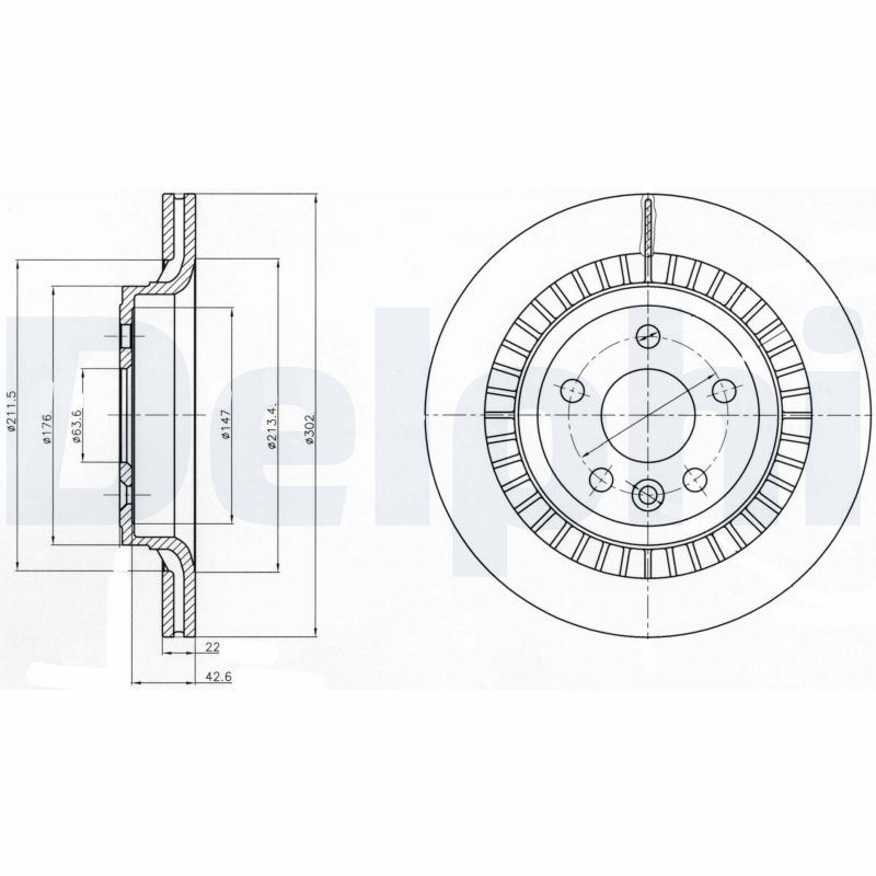 Brake Disc (Rear axle)  Art. BG4270