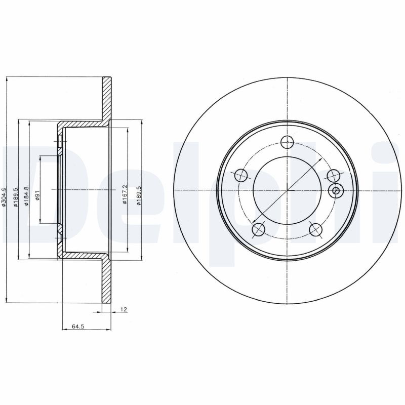 Brake Disc (Rear axle)  Art. BG4321