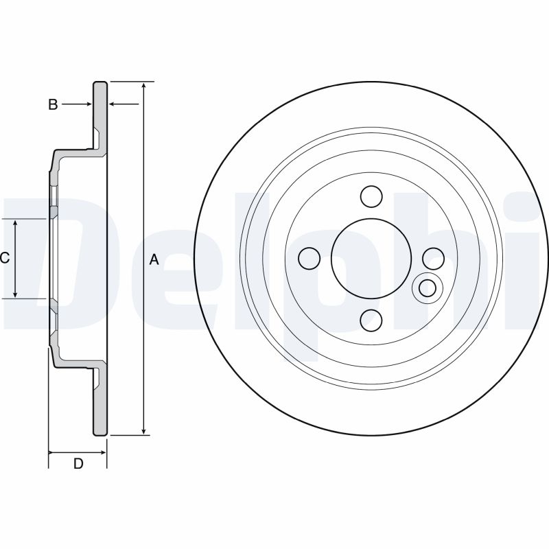 Brake Disc (Front axle)  Art. BG4560C