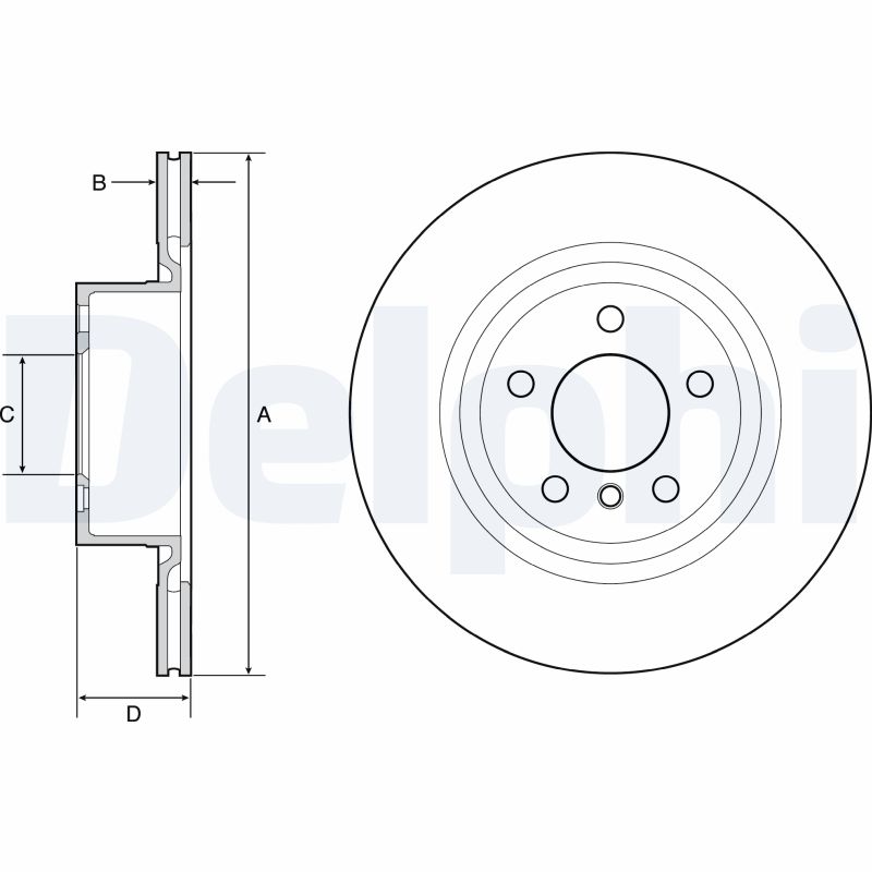 Brake Disc (Rear axle)  Art. BG4644C