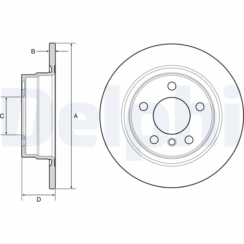 Brake Disc (Rear axle)  Art. BG4649C