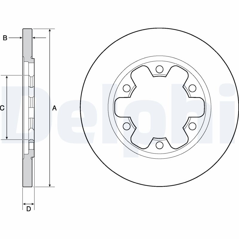 Brake Disc (Rear axle)  Art. BG4680C