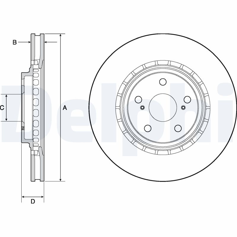 Brake Disc (Front axle)  Art. BG4691C