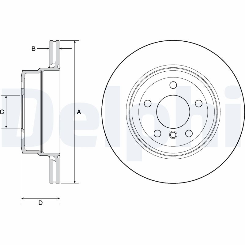 Brake Disc (Rear axle)  Art. BG4695C