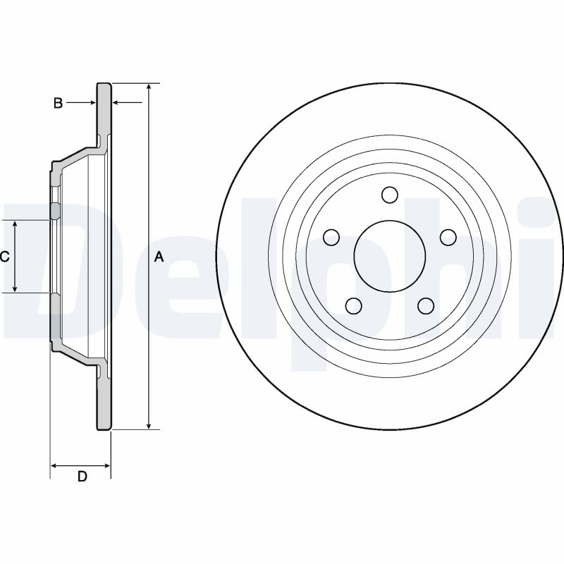 Brake Disc (Rear axle)  Art. BG4703C