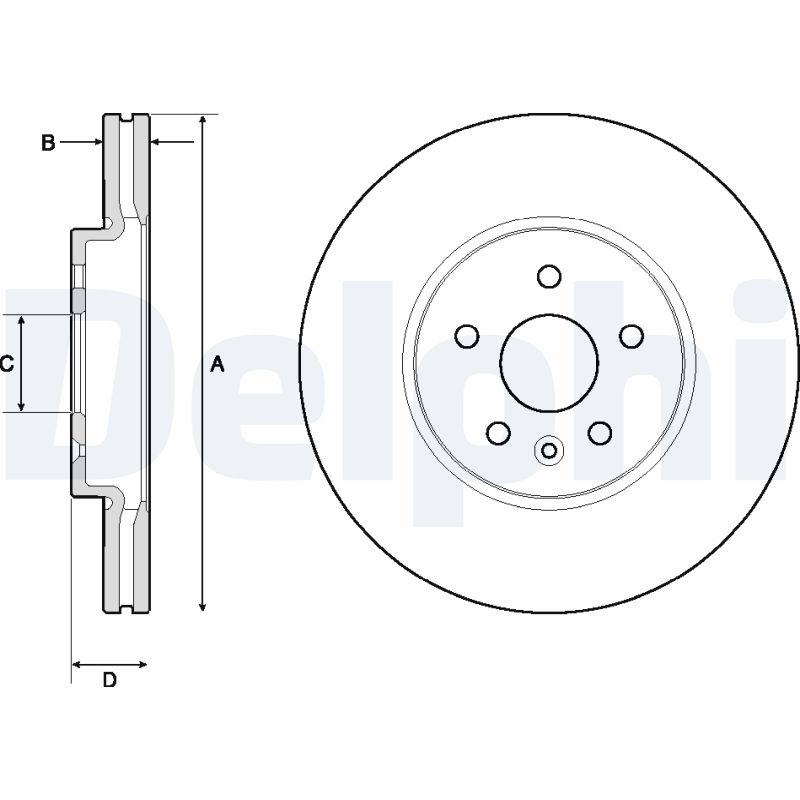 Brake Disc (Front axle)  Art. BG4710C