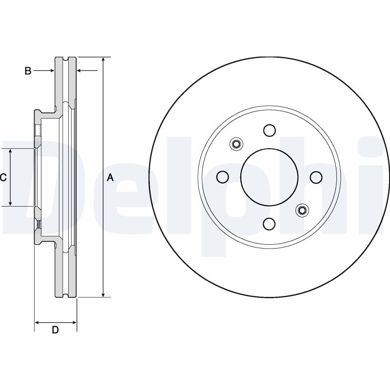 Brake Disc (Front axle)  Art. BG4744C