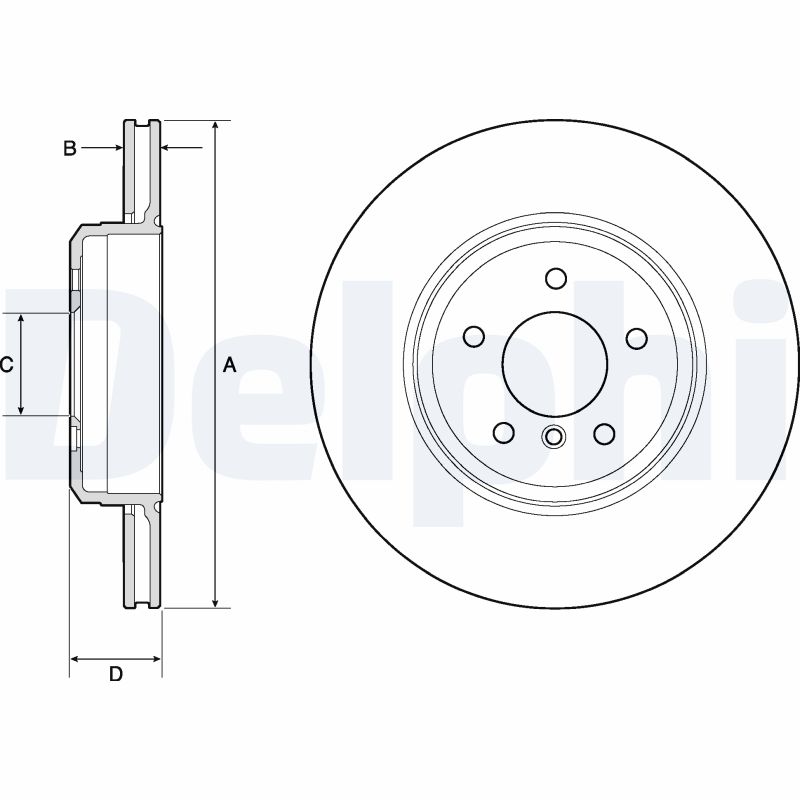 Brake Disc (Rear axle)  Art. BG4753C