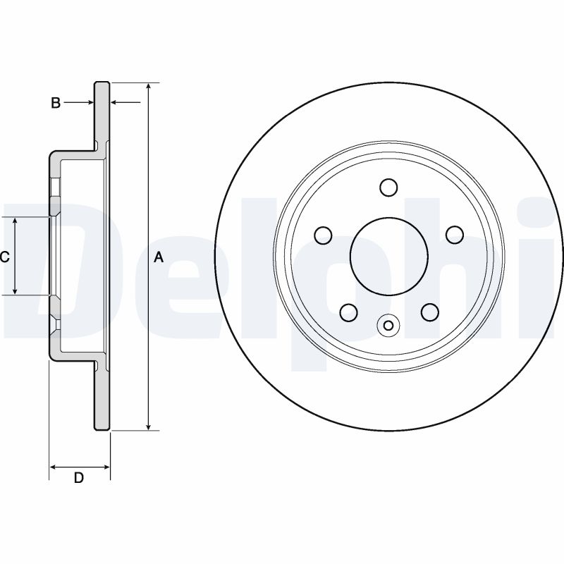 Brake Disc (Rear axle)  Art. BG4761C