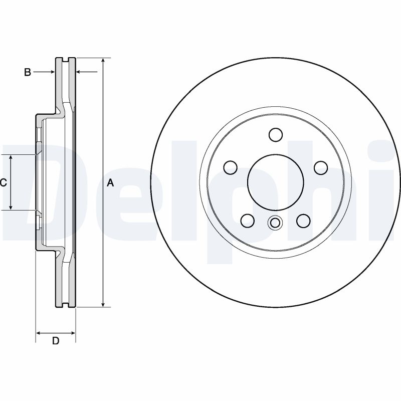 Brake Disc (Front axle)  Art. BG4777C