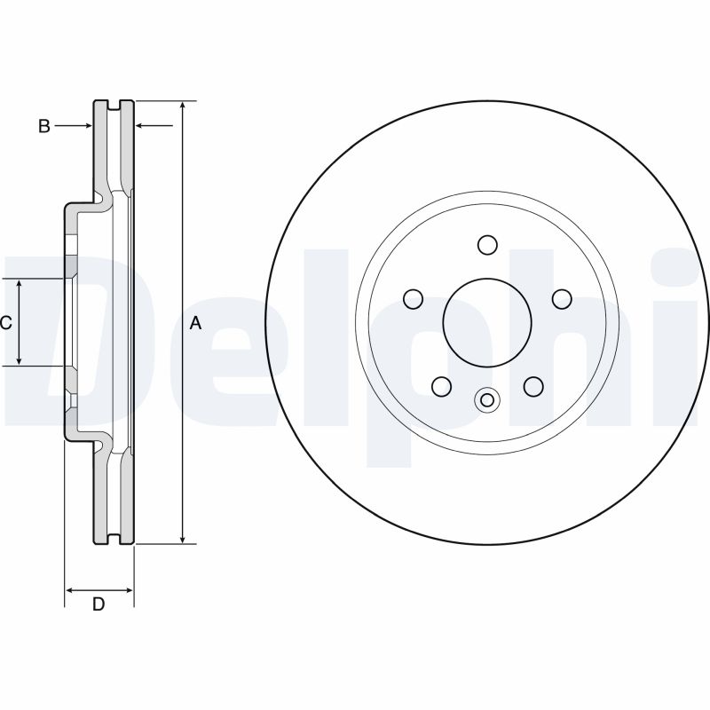 Brake Disc (Front axle)  Art. BG4783C