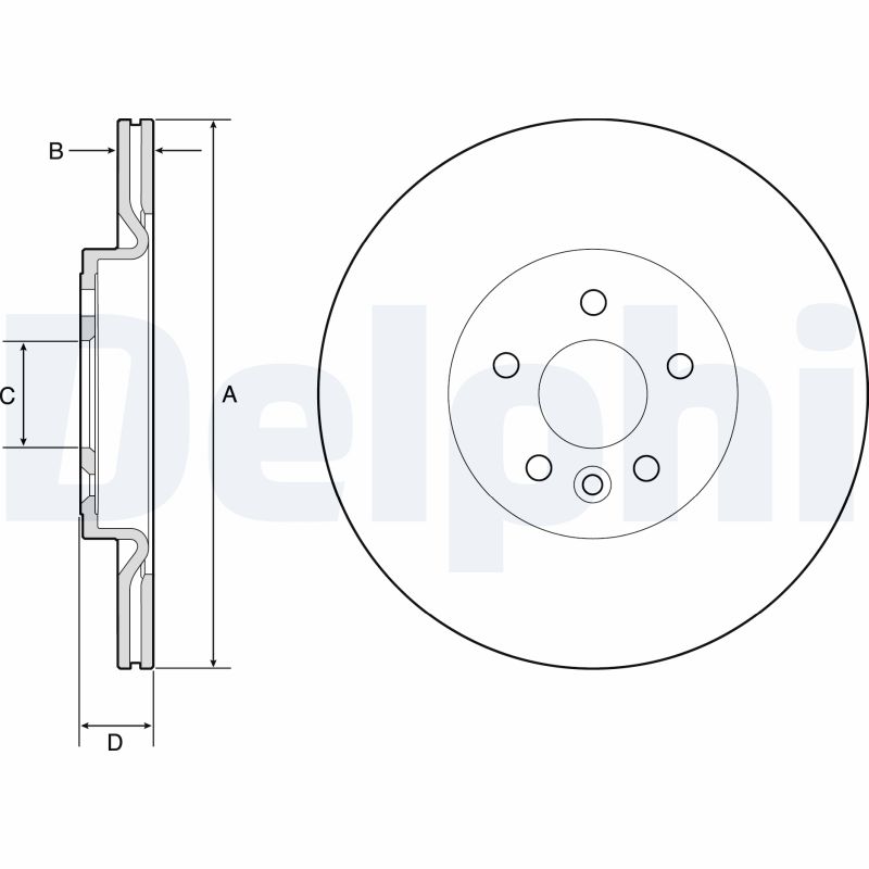 Brake Disc (Rear axle)  Art. BG4786C