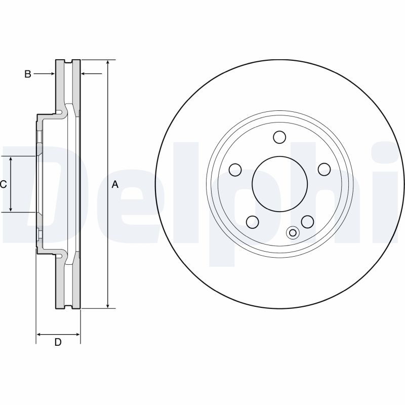 Brake Disc (Rear axle)  Art. BG4788C