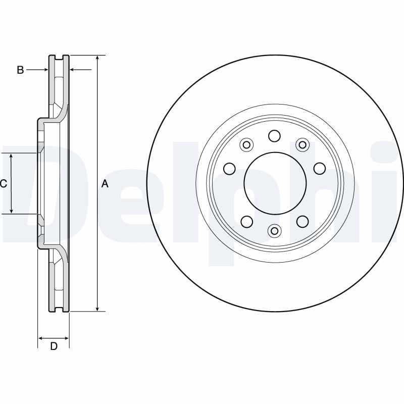 Brake Disc (Rear axle)  Art. BG4806C