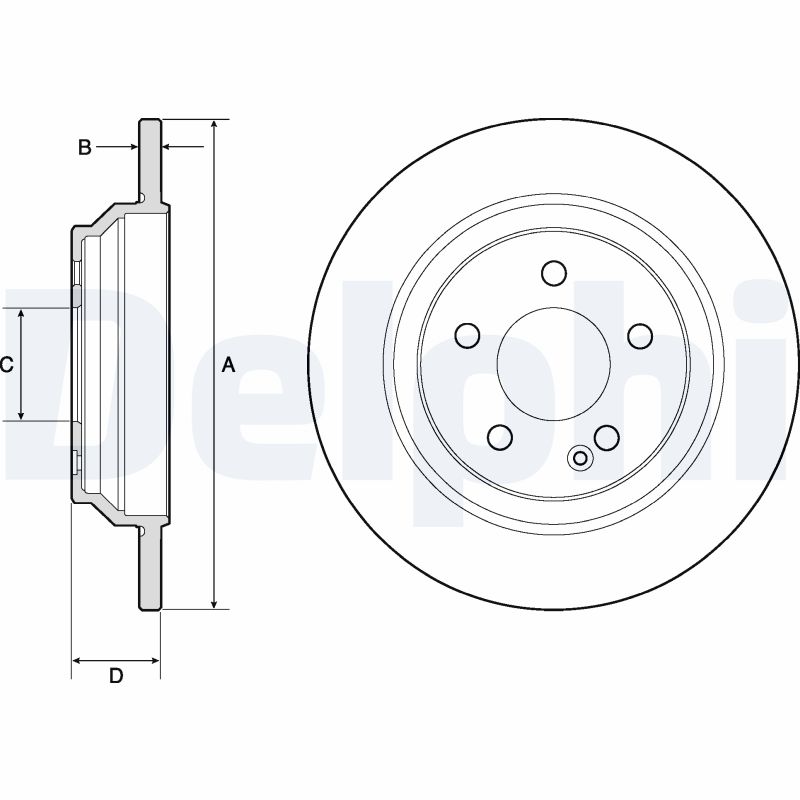 Brake Disc (Rear axle)  Art. BG4811C