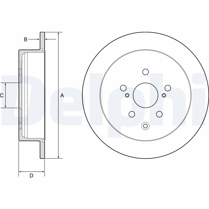 Brake Disc (Rear axle)  Art. BG4919C