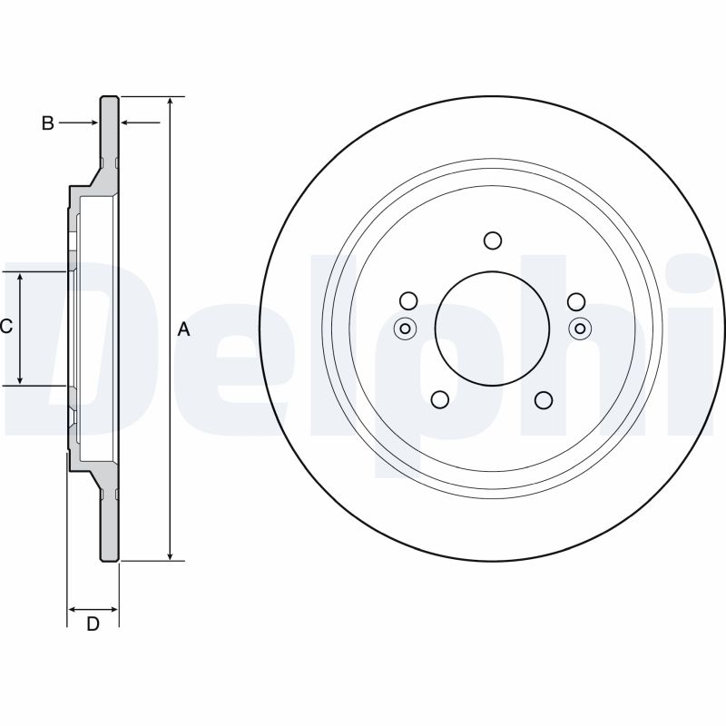 Brake Disc (Rear axle)  Art. BG4932C